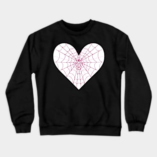 Spider Web Heart V10 Crewneck Sweatshirt